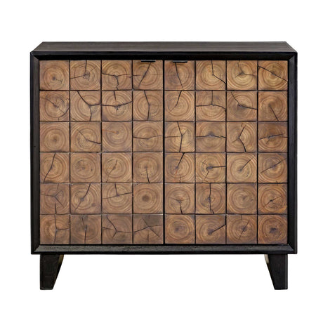   Modern European furniture - Wooden 2-Door Grid Cabinet - www.oroa.com | Oroa.com