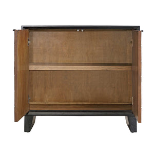   Modern European furniture - Wooden 2-Door Grid Cabinet - www.oroa.com | Oroa.com