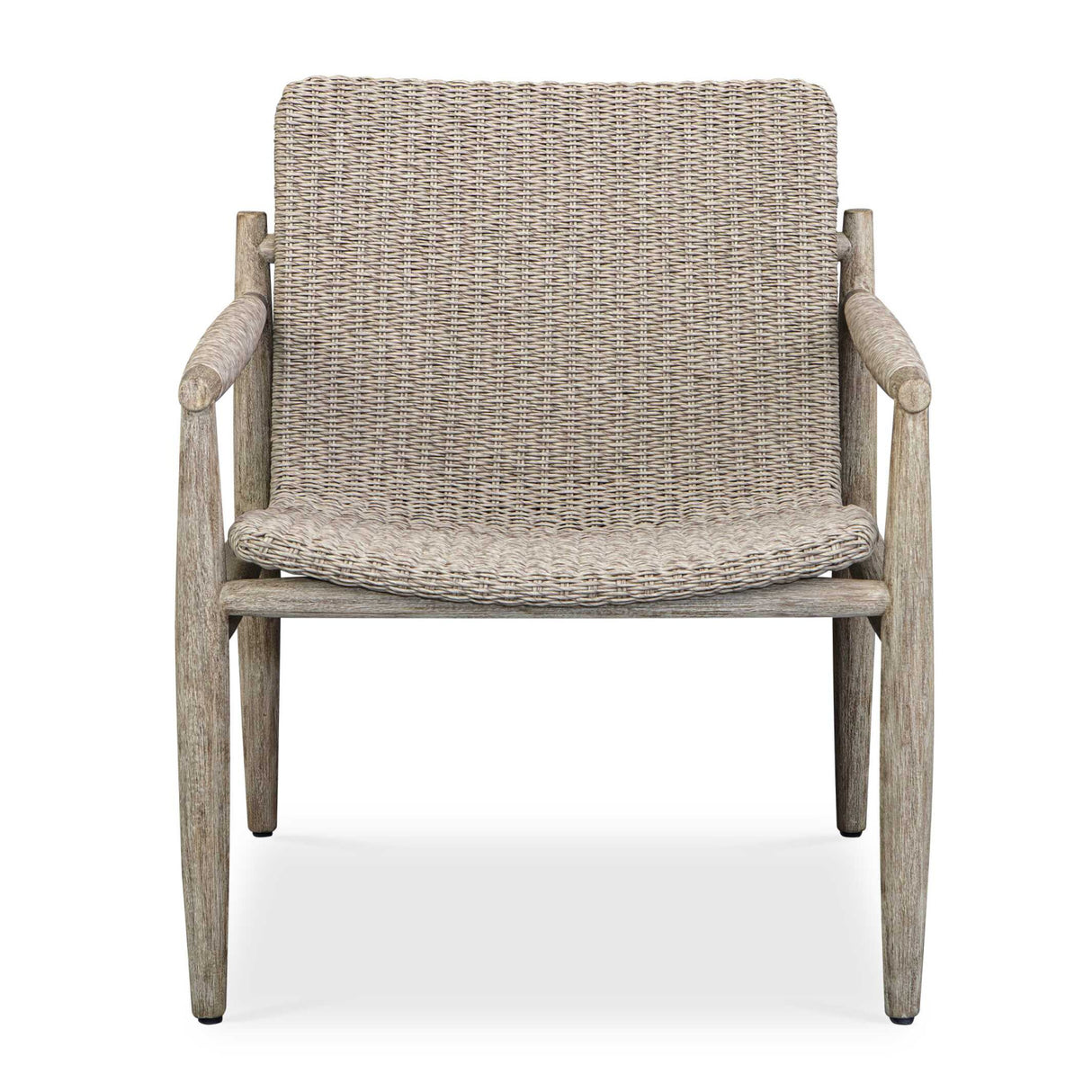  Modern European furniture - Beige Wicker Outdoor Lounge Chair - www.oroa.com | Oroa.com