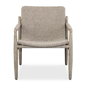   Modern European furniture - Beige Wicker Outdoor Lounge Chair - www.oroa.com | Oroa.com
