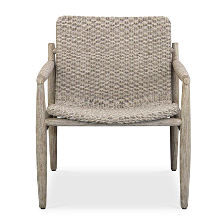   Modern European furniture - Beige Wicker Outdoor Lounge Chair - www.oroa.com | Oroa.com