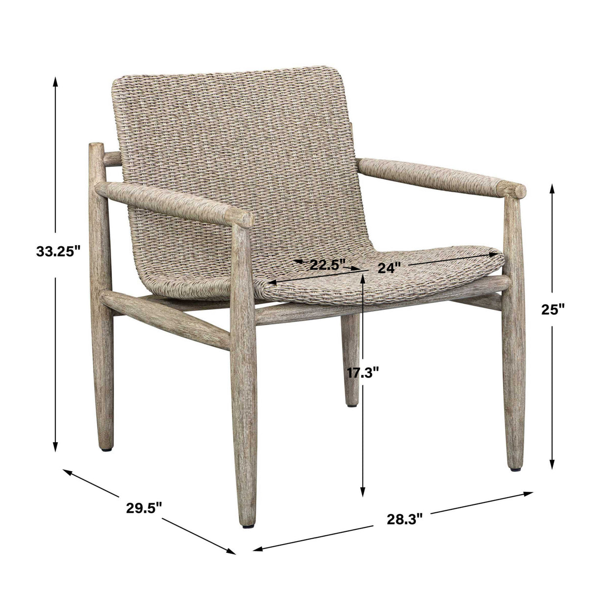   Modern European furniture - Beige Wicker Outdoor Lounge Chair - www.oroa.com | Oroa.com
