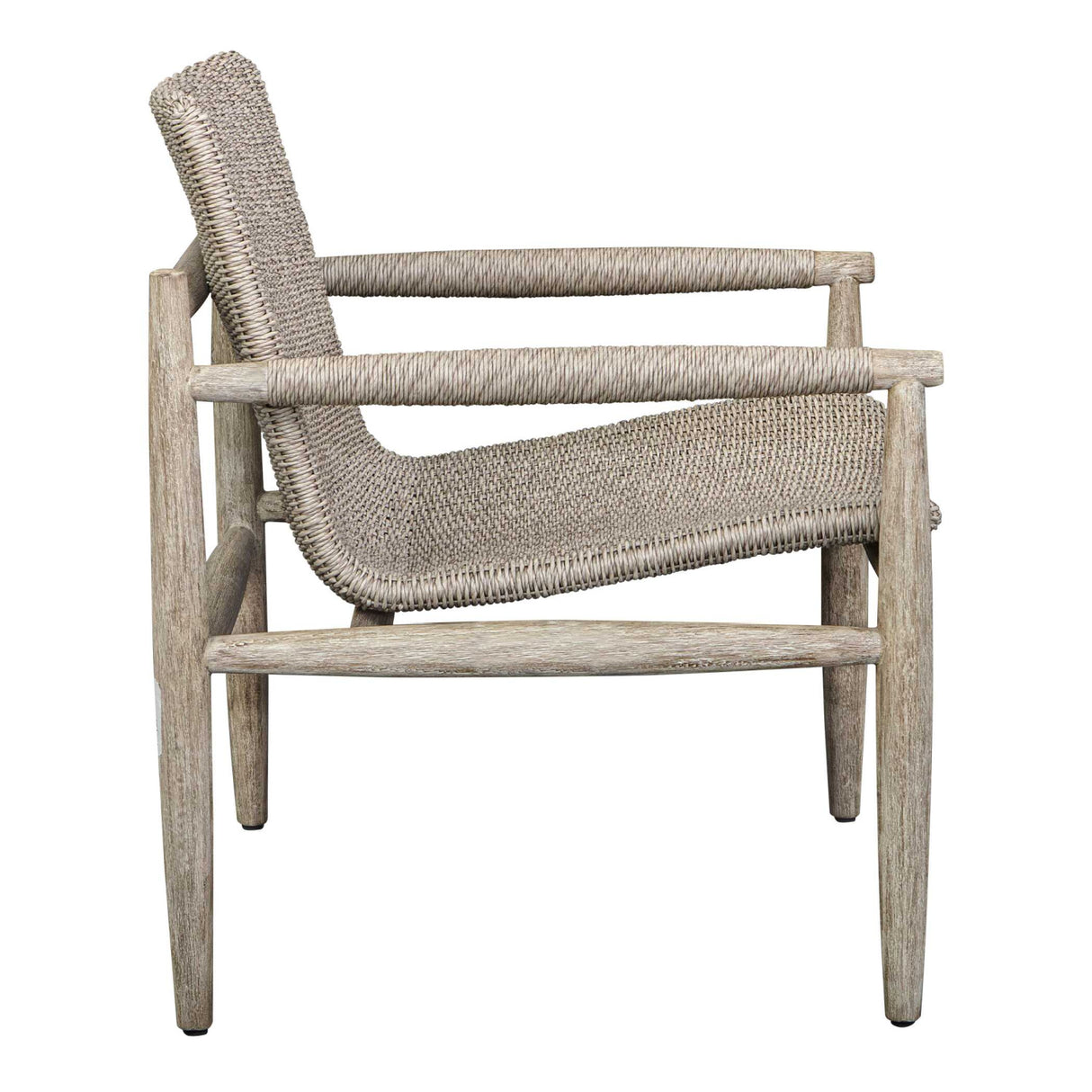   Modern European furniture - Beige Wicker Outdoor Lounge Chair - www.oroa.com | Oroa.com
