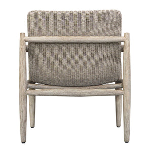   Modern European furniture - Beige Wicker Outdoor Lounge Chair - www.oroa.com | Oroa.com