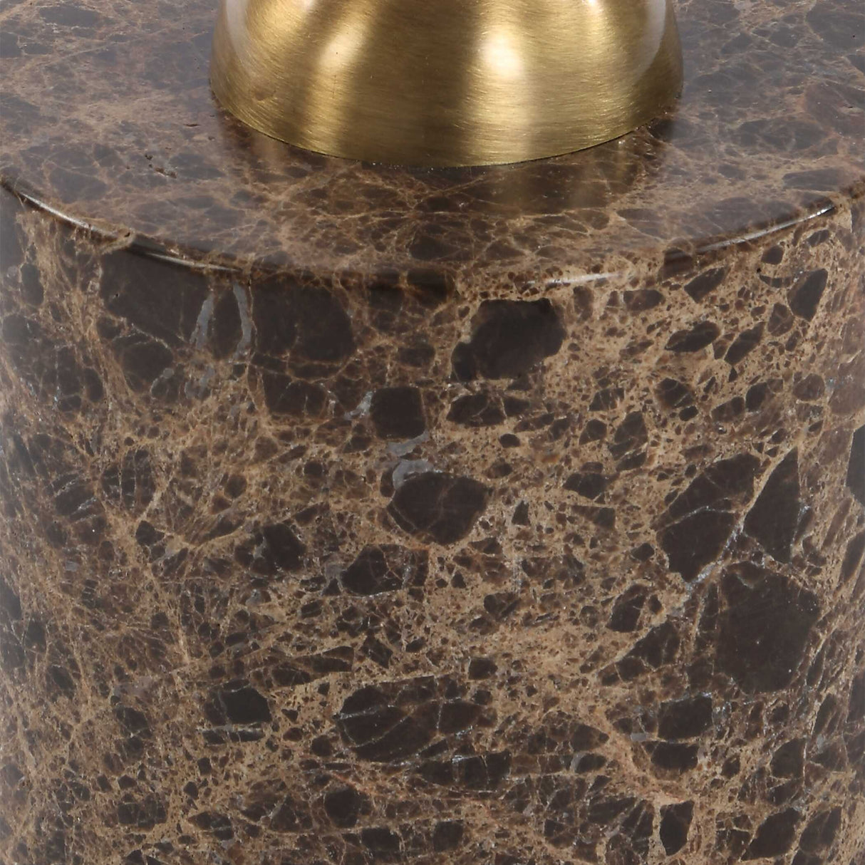   Modern European furniture - Brushed Brass Pedestal Drink Table - www.oroa.com | Oroa.com