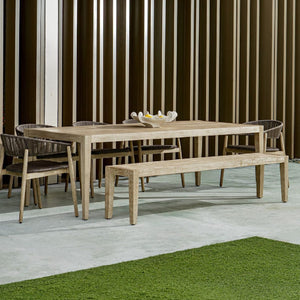   Modern European furniture - Mahogany Outdoor Bench - www.oroa.com | Oroa.com