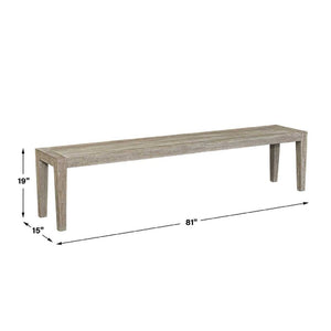   Modern European furniture - Mahogany Outdoor Bench - www.oroa.com | Oroa.com