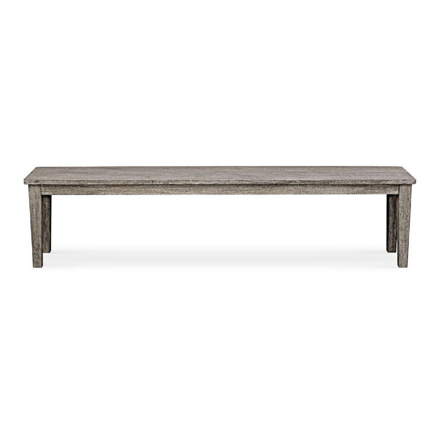 Modern European furniture - Rustic Gray Mahogany Bench - www.oroa.com