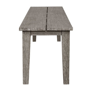   Modern European furniture - Rustic Gray Mahogany Bench - www.oroa.com | Oroa.com