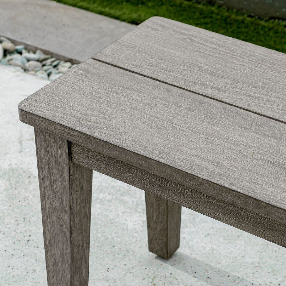   Modern European furniture - Rustic Gray Mahogany Bench - www.oroa.com | Oroa.com