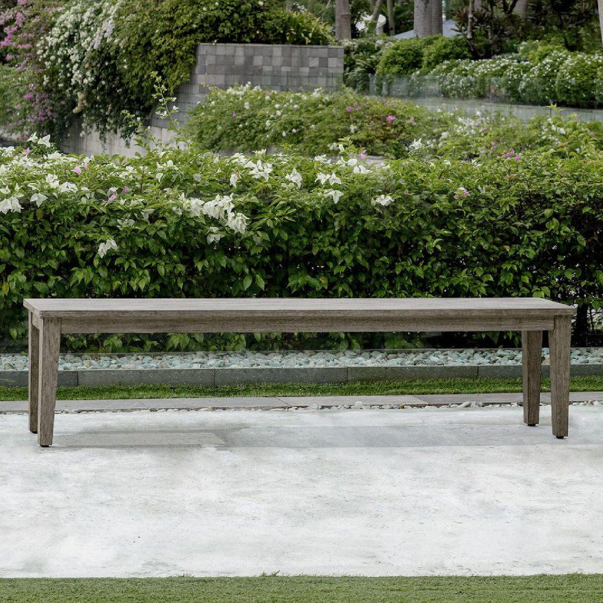   Modern European furniture - Rustic Gray Mahogany Bench - www.oroa.com | Oroa.com