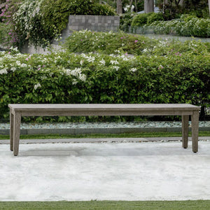   Modern European furniture - Rustic Gray Mahogany Bench - www.oroa.com | Oroa.com