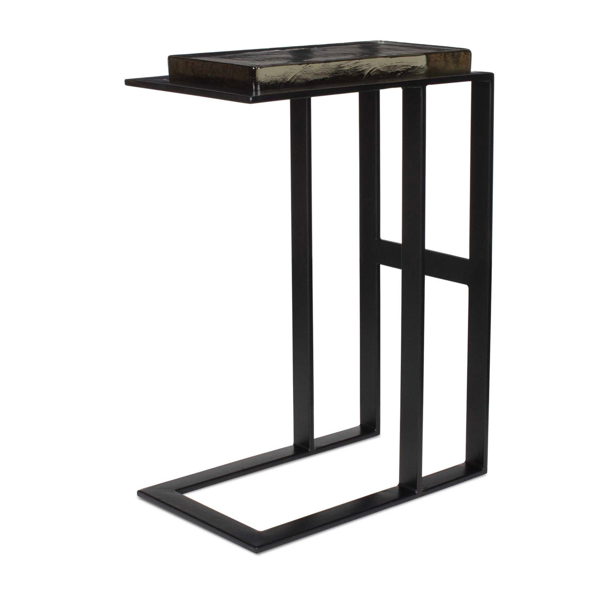  Cast Glass Pull-Up Accent Table | Oroa.com