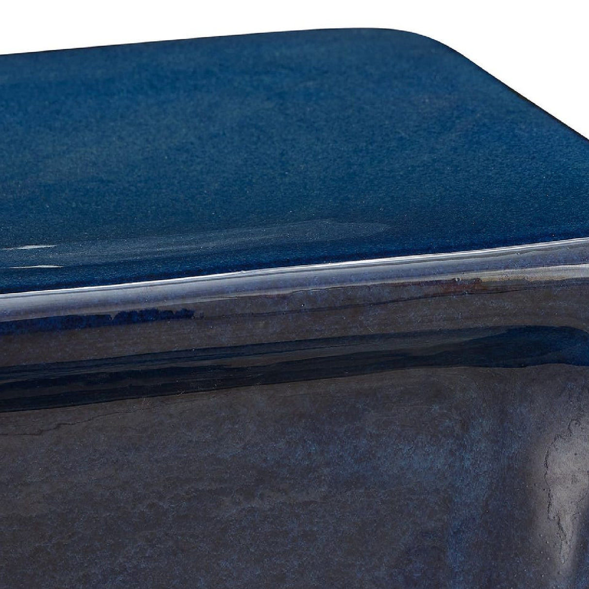   Blue Eartheware Indoor/Outdoor Garden Stool | Oroa.com