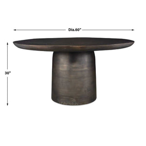   Cast Aluminum Indoor/Outdoor Dining Table | Oroa.com