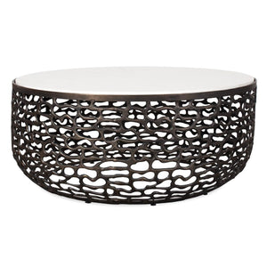   Modern European furniture - Bronze Base Indoor/Outdoor Coffee Table - www.oroa.com | Oroa.com