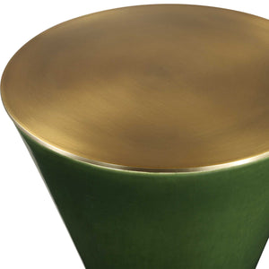   Modern European furniture - Green Ceramic Hourglass Drink Table - www.oroa.com | Oroa.com