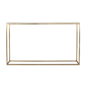   White Marble Minimalist Console Table | Oroa.com