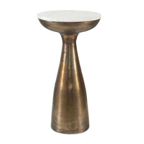   Modern European furniture - Antique Brass Indoor/Outdoor Drink Table - www.oroa.com | Oroa.com