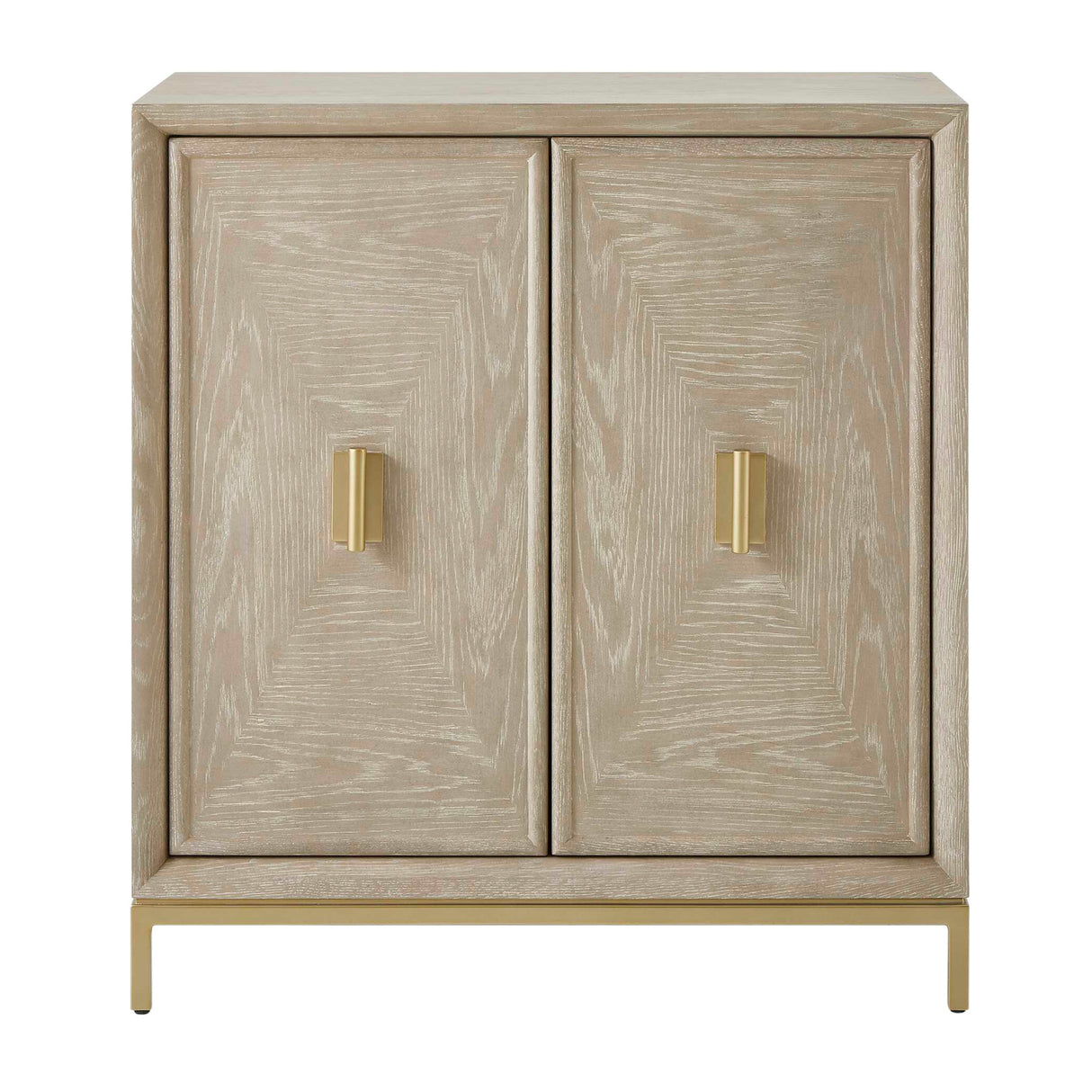   Modern European furniture - Cerused Oak 2-Door Cabinet - www.oroa.com | Oroa.com