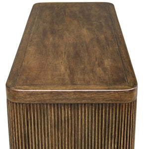   Modern European furniture - Wooden Tambour 2-Door Cabinet - www.oroa.com | Oroa.com
