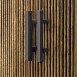   Modern European furniture - Wooden Tambour 2-Door Cabinet - www.oroa.com | Oroa.com