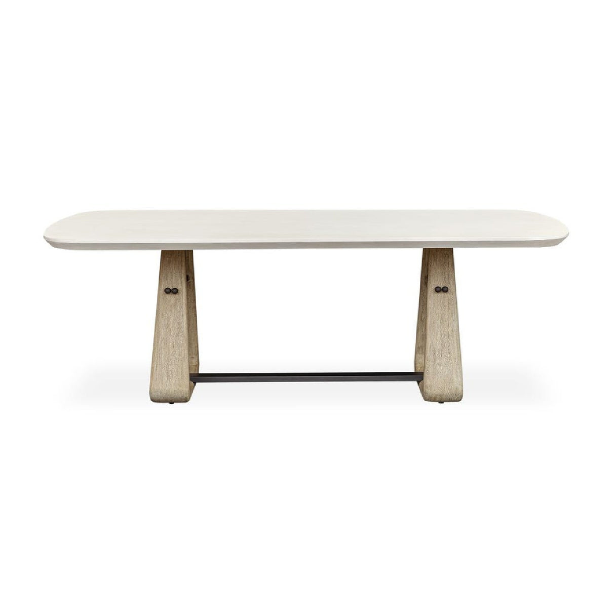  White Rectangular Indoor/Outdoor Dining Table | Oroa.com