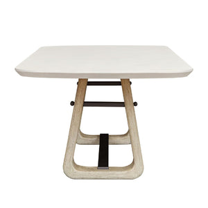   White Rectangular Indoor/Outdoor Dining Table | Oroa.com