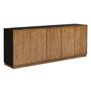   Modern European furniture - Teak Wood 5-Door Cabinet - www.oroa.com | Oroa.com