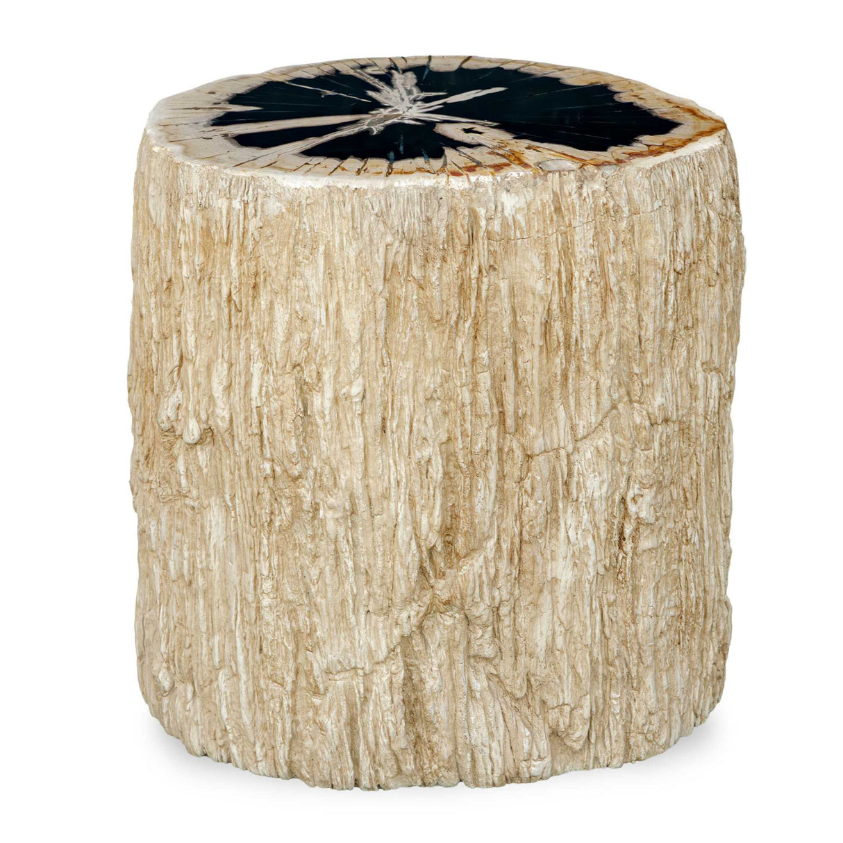   Modern European furniture - Petrified Wood Indoor/Outdoor Accent Table - www.oroa.com | Oroa.com