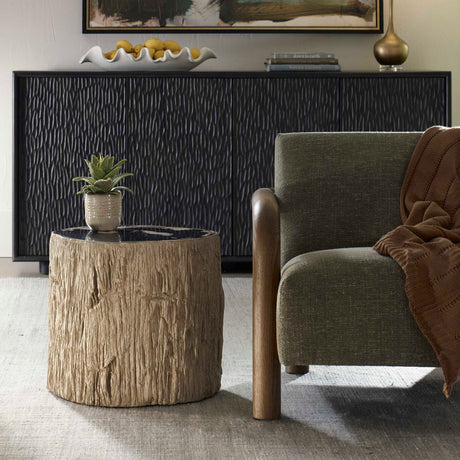   Modern European furniture - Petrified Wood Indoor/Outdoor Accent Table - www.oroa.com | Oroa.com