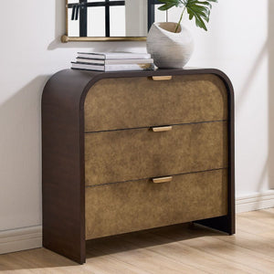   Modern European furniture - Two-Toned Oak 3-Drawer Chest - www.oroa.com | Oroa.com