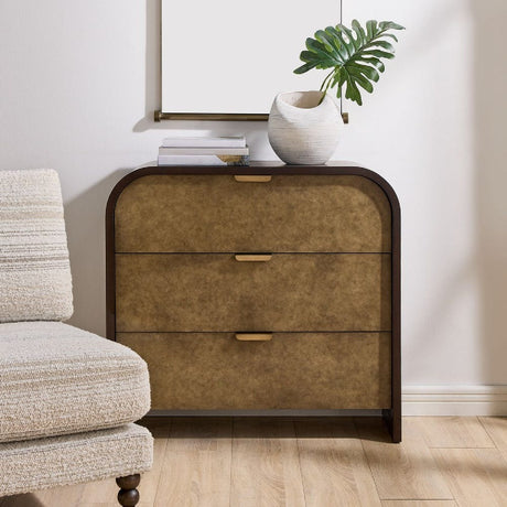   Modern European furniture - Two-Toned Oak 3-Drawer Chest - www.oroa.com | Oroa.com