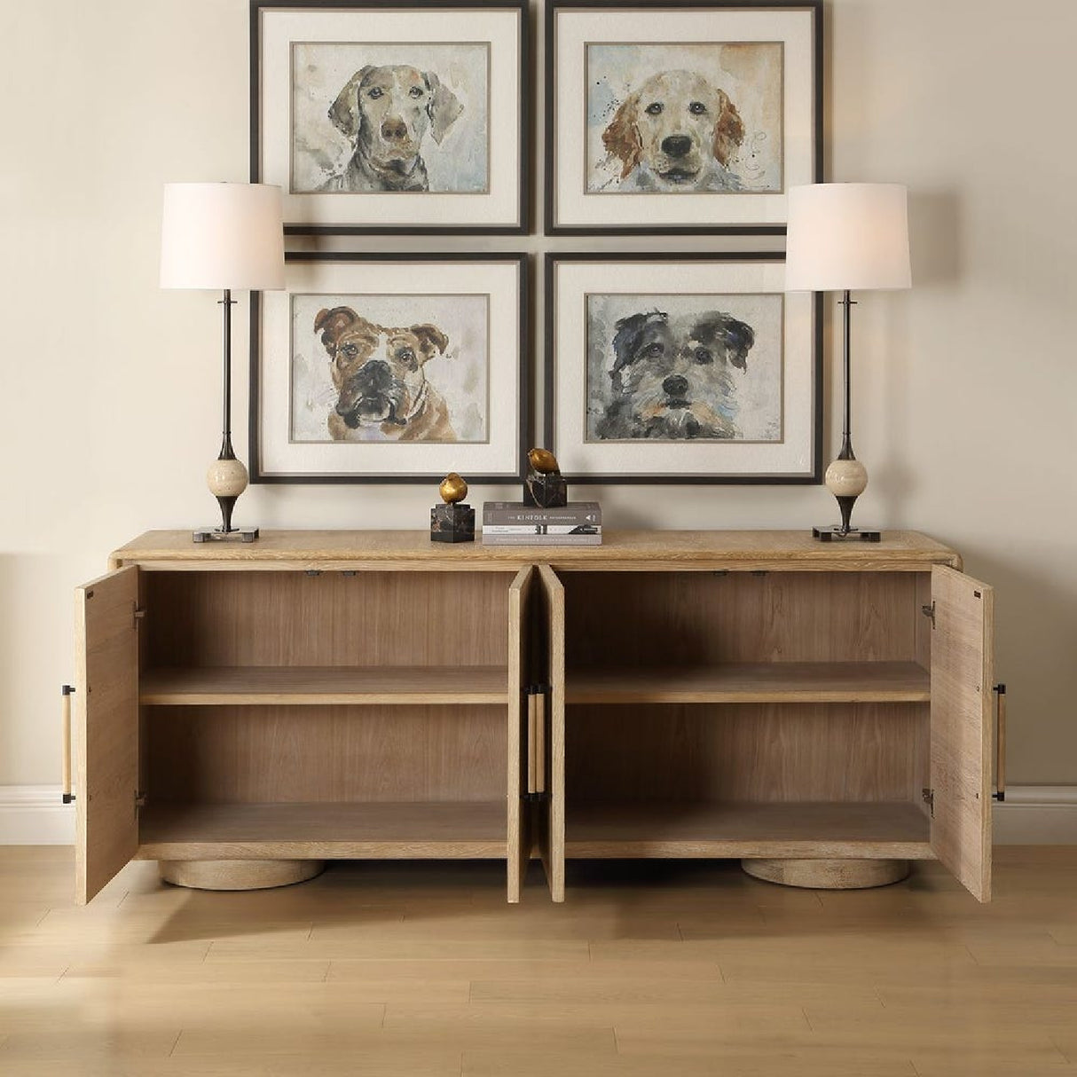   Modern European furniture - 4-Door Oak Cabinet - www.oroa.com | Oroa.com