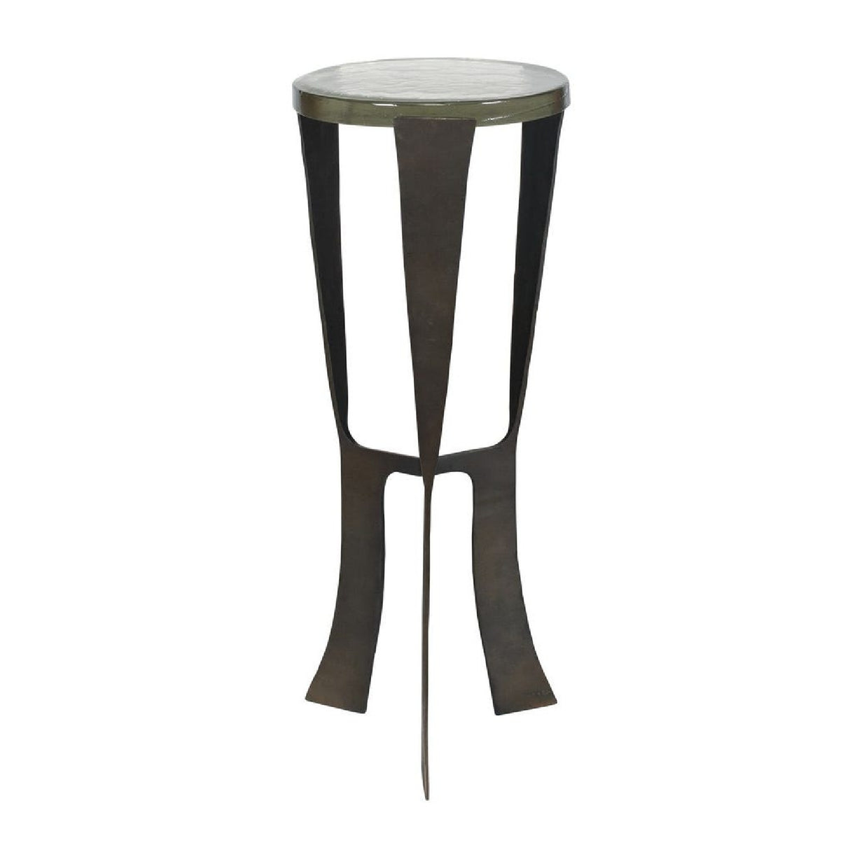   Bronze Framed Glass Drink Table | Oroa.com