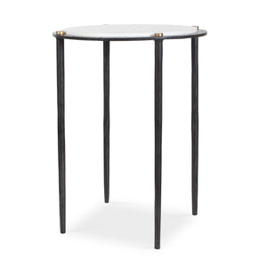   Gray Marble Accent Table | Oroa.com