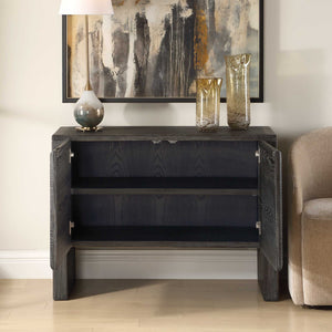   Modern European furniture - Elm Wood 2-Door Cabinet - www.oroa.com | Oroa.com