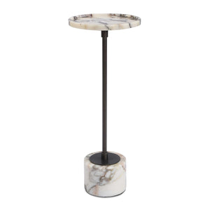   Modern European furniture - White Marble Round Drink Table - www.oroa.com | Oroa.com