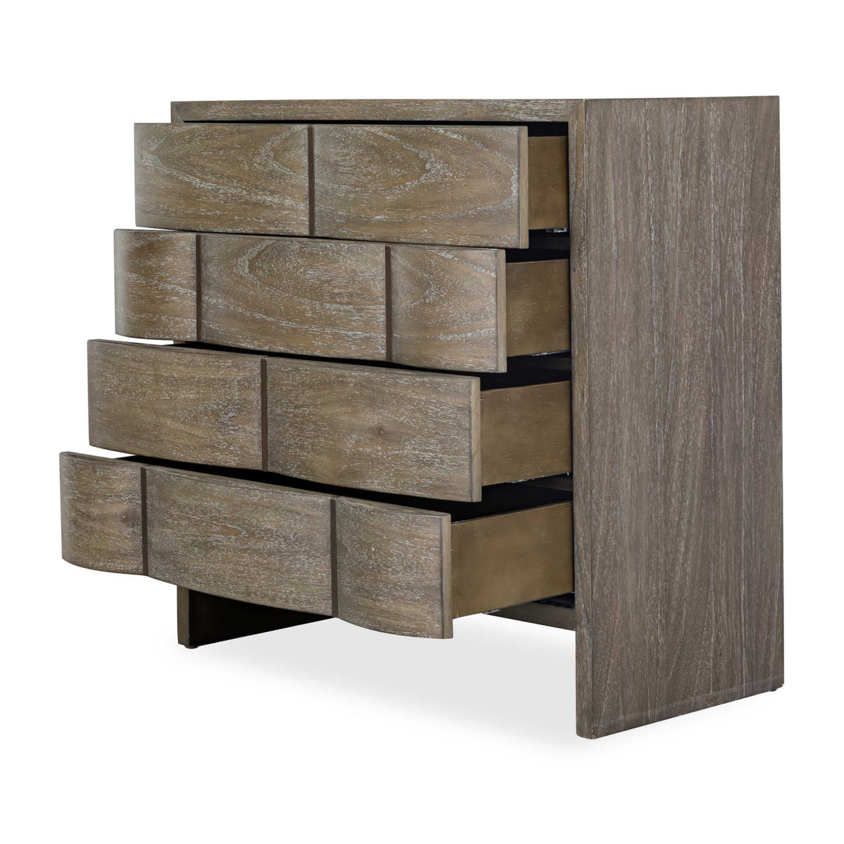   Modern European furniture - Brown Wooden 4-Drawer Chest - www.oroa.com | Oroa.com