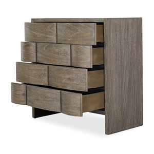   Modern European furniture - Brown Wooden 4-Drawer Chest - www.oroa.com | Oroa.com