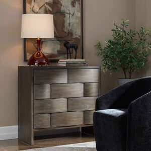   Modern European furniture - Brown Wooden 4-Drawer Chest - www.oroa.com | Oroa.com