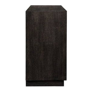   Modern European furniture - Black Oak Chevron 3-Drawer Chest - www.oroa.com | Oroa.com