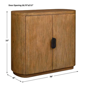   Modern European furniture - Mindi Wood 2-Door Cabinet - www.oroa.com | Oroa.com