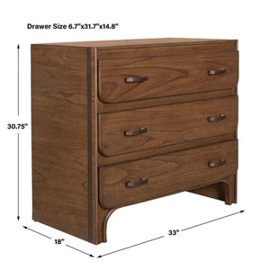   Modern European furniture - Rustic Wooden 3-Drawer Chest - www.oroa.com | Oroa.com