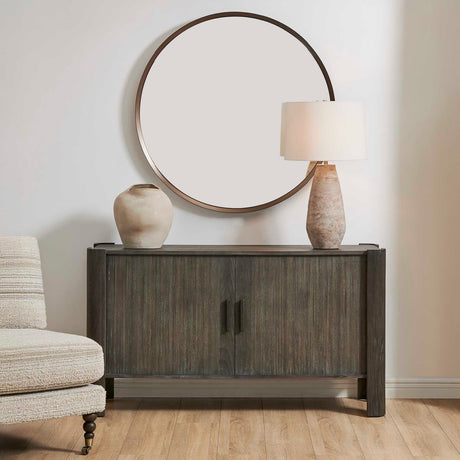   Modern European furniture - Gray Wooden Sliding Door Cabinet - www.oroa.com | Oroa.com