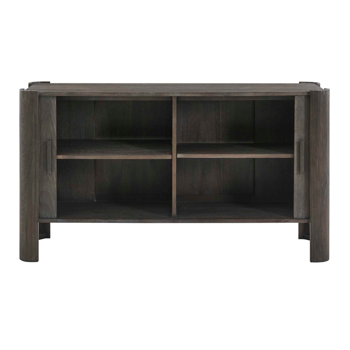   Modern European furniture - Gray Wooden Sliding Door Cabinet - www.oroa.com | Oroa.com