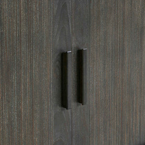   Modern European furniture - Gray Wooden Sliding Door Cabinet - www.oroa.com | Oroa.com
