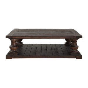   Dark Fir Wood Coffee Table | Oroa.com