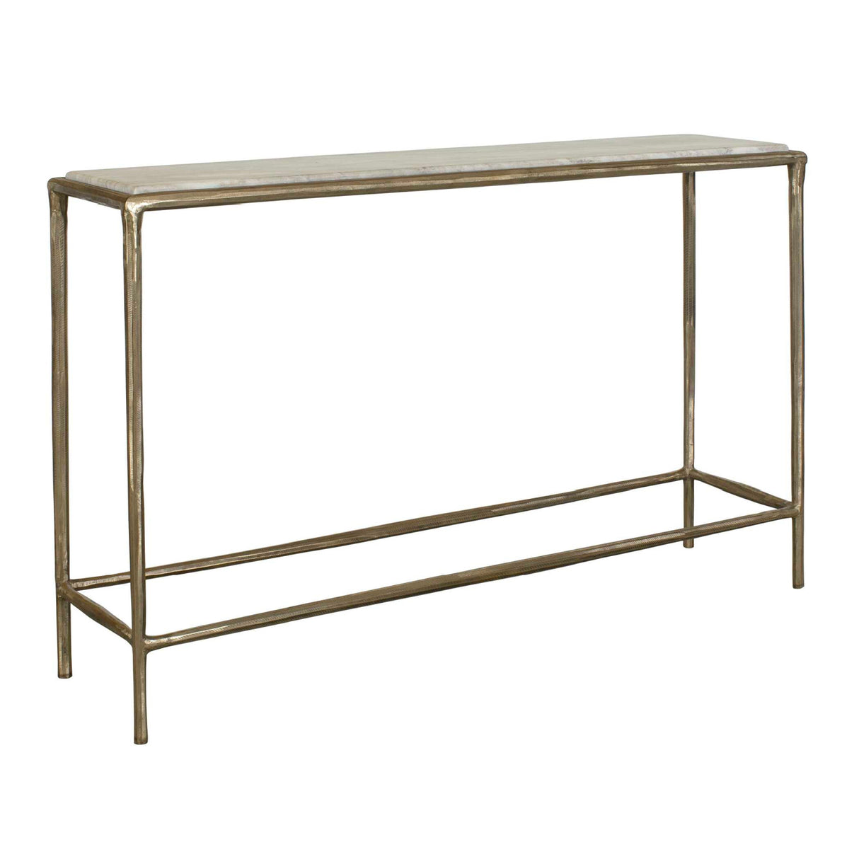   Modern European furniture - Brass Framed Marble Console Table - www.oroa.com | Oroa.com