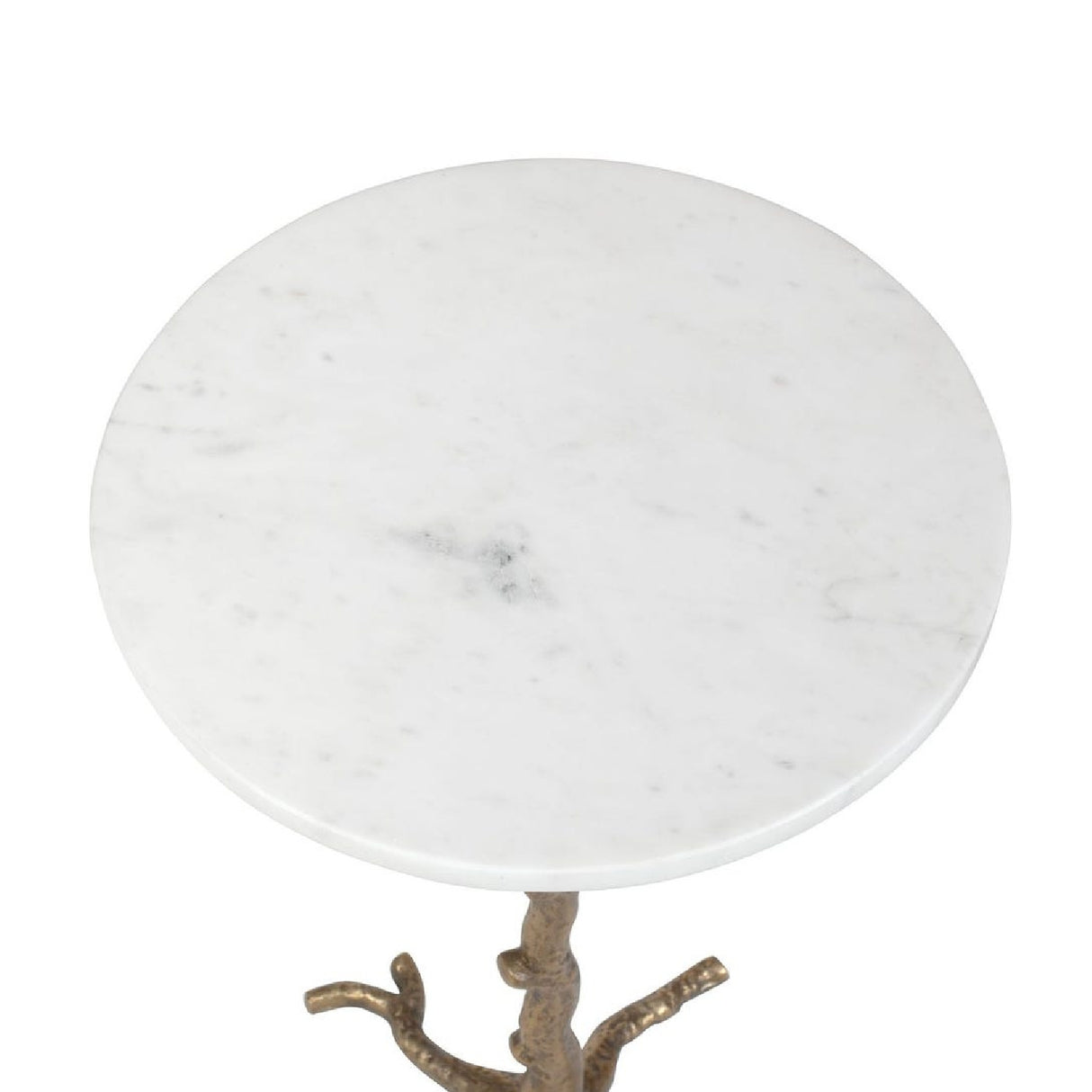   Modern European furniture - Round White Marble Accent Table - www.oroa.com | Oroa.com